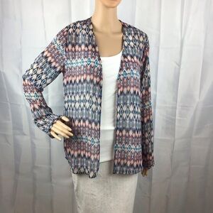Xhilaration Kimono Long Sleeve Sheer Size M